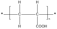 聚丙烯酸 PAA 结构式